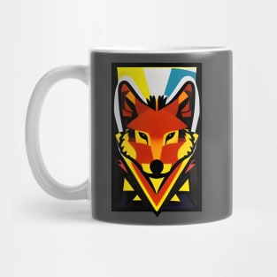 Fox Head Pop Art Mug